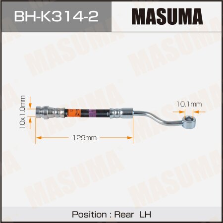 Шланг тормозной Masuma, BH-K314-2