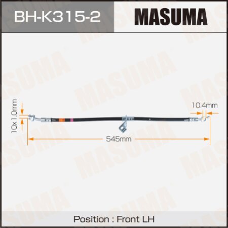 Шланг тормозной Masuma, BH-K315-2