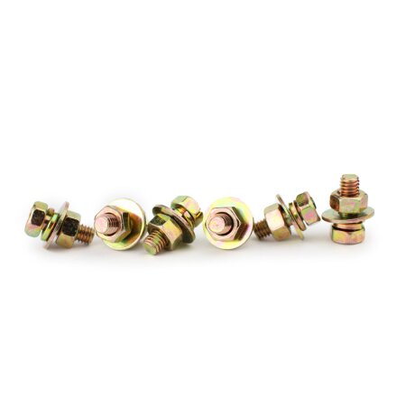 Bolt & nut set Masuma, М6x16x1.0 (pack of 6pcs), BJ-009