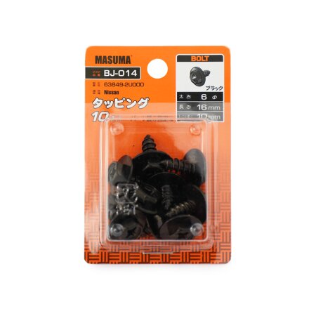 Self-tapping screw Masuma 6x16mm, set of 10pcs, BJ-014