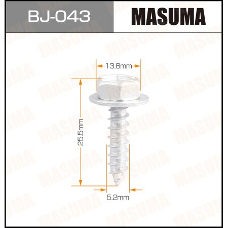 Саморез MASUMA 5.2x25.5мм, набор 10шт, BJ-043