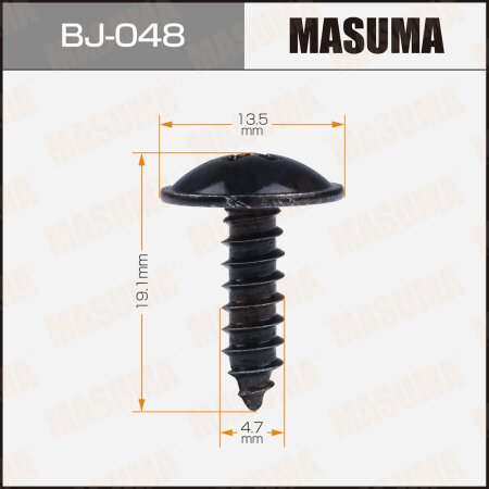 Саморез MASUMA ST4.7X19.1, набор 10шт, BJ-048