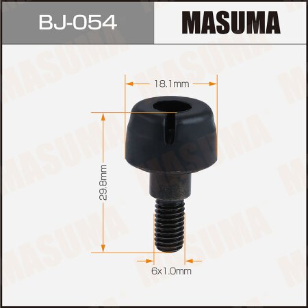 Болт с гайкой MASUMA уп. 2шт, BJ-054