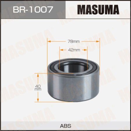 Подшипник ступичный Masuma (ABS), BR-1007