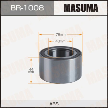 Подшипник ступичный Masuma (ABS), BR-1008