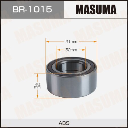 Подшипник ступичный Masuma (ABS), BR-1015