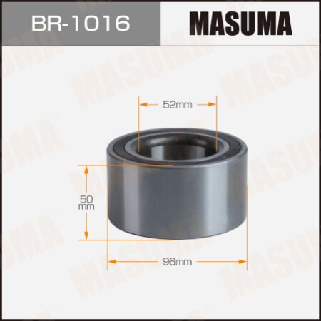 Подшипник ступичный Masuma (ABS), BR-1016