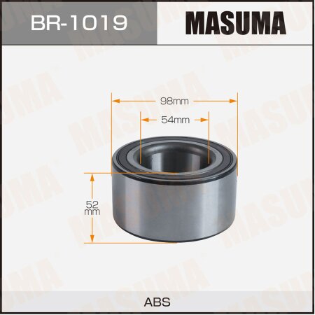 Подшипник ступичный Masuma (ABS), BR-1019