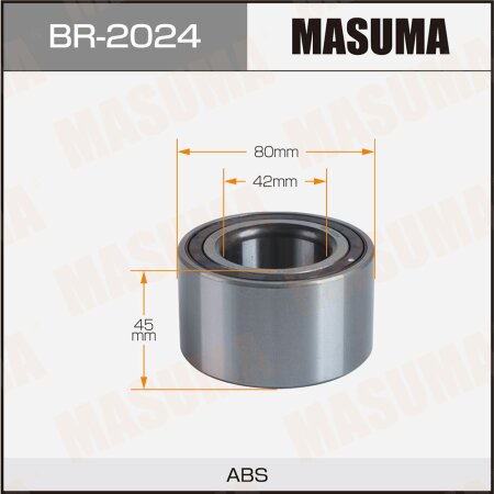 Подшипник ступичный Masuma (ABS), BR-2024