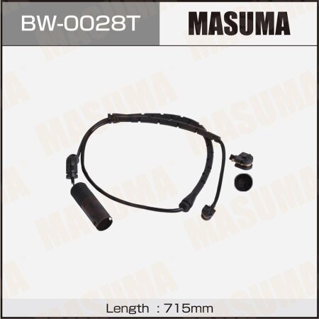 Brake pad wear sensors Masuma, BW-0028T