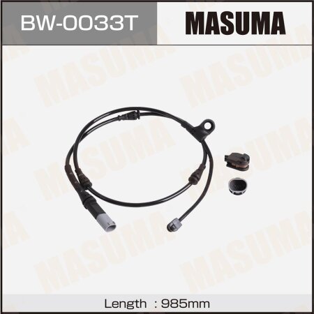 Brake pad wear sensors Masuma, BW-0033T
