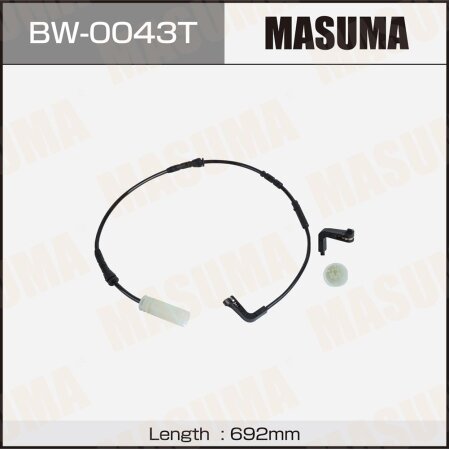 Датчик износа тормозных колодок Masuma, BW-0043T