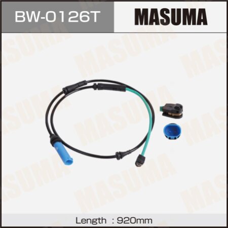 Датчик износа тормозных колодок Masuma, BW-0126T