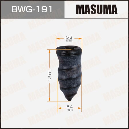 Набор саморезов прорезиненных для ремонта шин MASUMA, набор 10шт, BWG-191