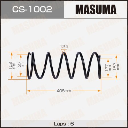 Пружина подвески Masuma, CS-1002