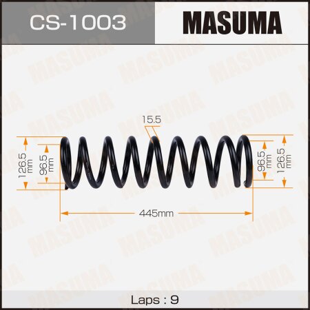 Пружина подвески Masuma, CS-1003