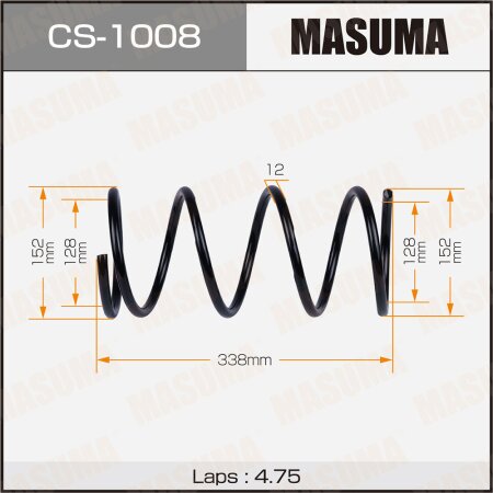 Пружина подвески Masuma, CS-1008