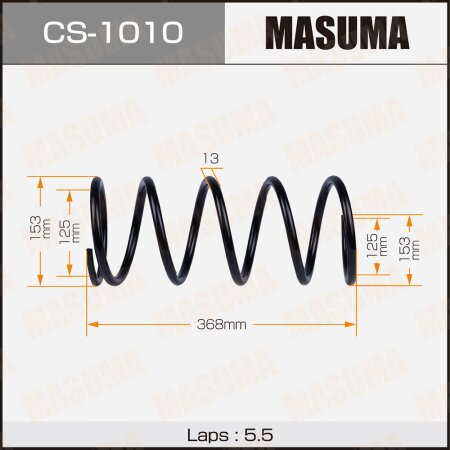 Пружина подвески Masuma, CS-1010