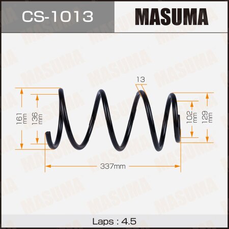 Пружина подвески Masuma, CS-1013