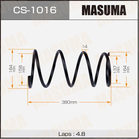 Пружина подвески Masuma, CS-1016
