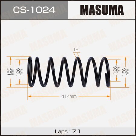 Пружина подвески Masuma, CS-1024