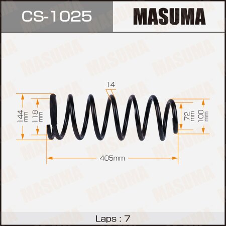Пружина подвески Masuma, CS-1025