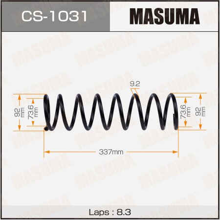 Пружина подвески Masuma, CS-1031
