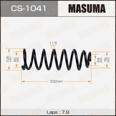 Пружина подвески Masuma, CS-1041