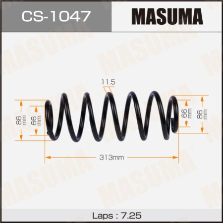 Пружина подвески Masuma, CS-1047