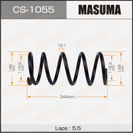 Пружина подвески Masuma, CS-1055