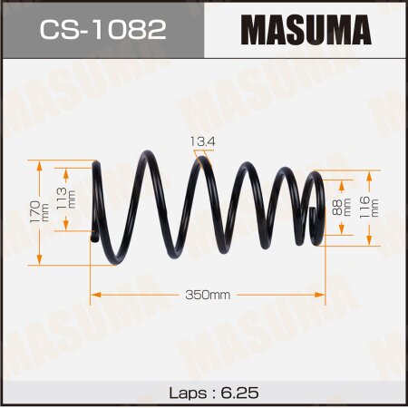 Пружина подвески Masuma, CS-1082