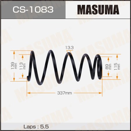Пружина подвески Masuma, CS-1083