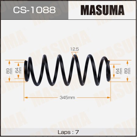 Coil spring Masuma, CS-1088