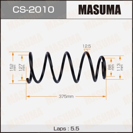 Пружина подвески Masuma, CS-2010
