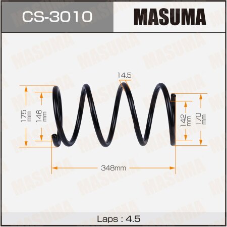 Пружина подвески Masuma, CS-3010