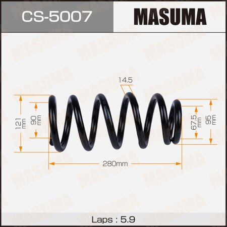 Пружина подвески Masuma, CS-5007