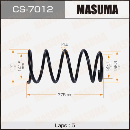 Пружина подвески Masuma, CS-7012