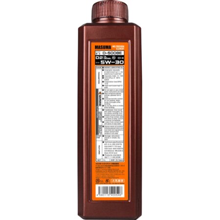Масло моторное MASUMA 5W30 D2 CI-4 дизель, синтетика 1л, D-5008E