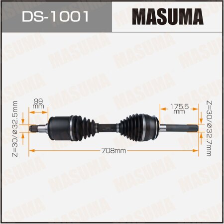 Привод в сборе MASUMA, DS-1001