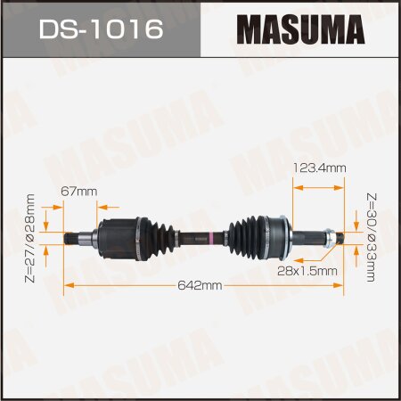 Привод в сборе MASUMA, DS-1016