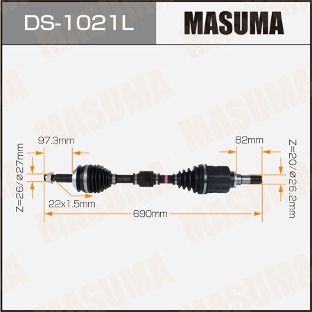 Привод в сборе MASUMA, DS-1021L