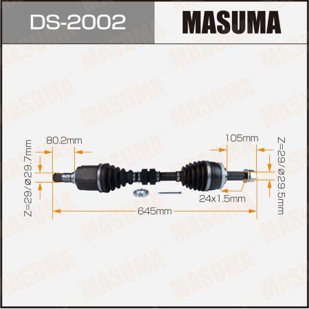 Привод в сборе MASUMA, DS-2002