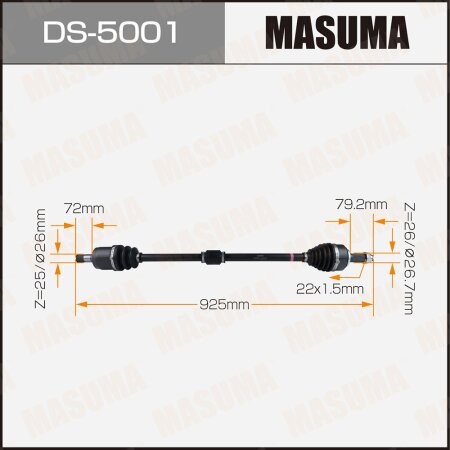 Привод в сборе MASUMA, DS-5001
