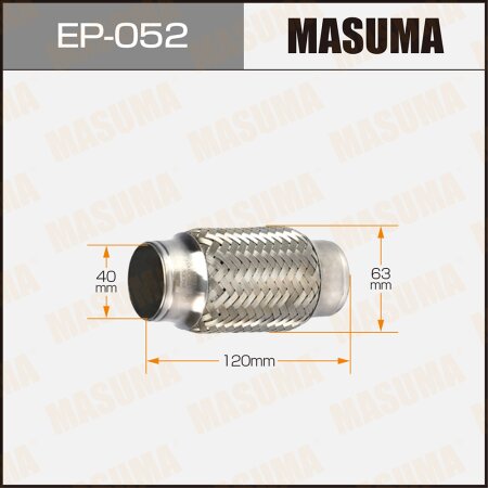 Гофра глушителя Masuma 2-х слойная 40x120, EP-052