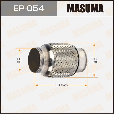 Гофра глушителя Masuma  2-х слойная 42x100, EP-054