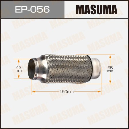Гофра глушителя Masuma 2-х слойная 42x150, EP-056