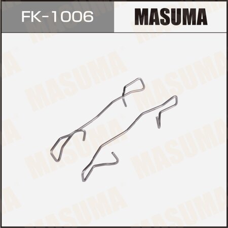 Монтажный комплект фиксаторов тормозных колодок MASUMA, FK-1006
