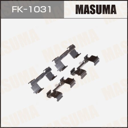 Mounting set of brake pad retainers Masuma, FK-1031