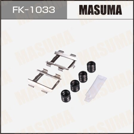 Mounting set of brake pad retainers Masuma, FK-1033