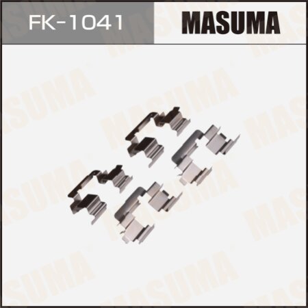 Mounting set of brake pad retainers Masuma, FK-1041